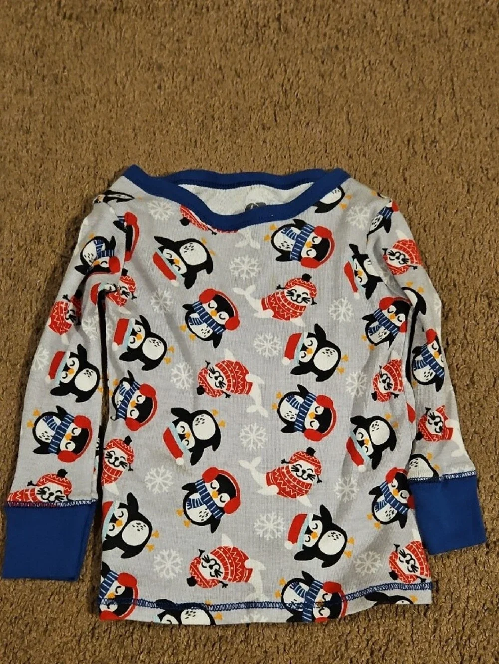 Boys Set Of 3 Pajama Tops